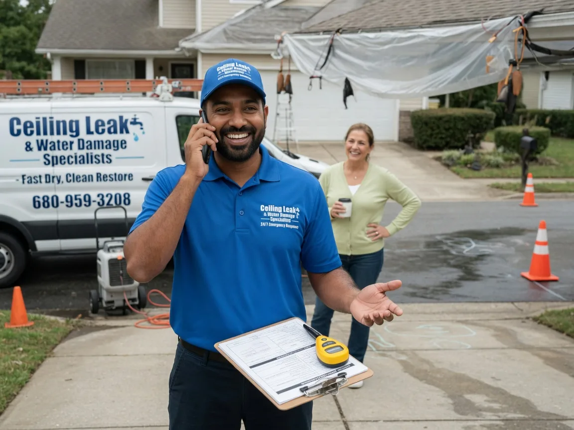 Ceiling Leak Cleanup Potosi, MO FAQs